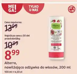 Rossmann Odżywka do włosów granat i aloes Alterra oferta