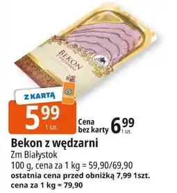 E.Leclerc Bekon z wędzarni plastry Zmb Białystok oferta