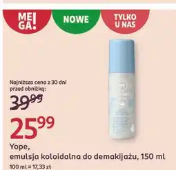 Rossmann Emulsja koloidalna do demakijażu Yope oferta