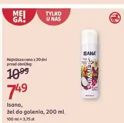 Rossmann Żel do golenia summer paradise Isana oferta