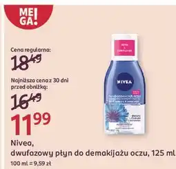 Rossmann Płyn do demakijażu oczu dwufazowy usuwa wodoodporny makijaż biotyna i ekstrakt z bławatka Nivea oferta