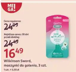 Rossmann Maszynka do golenia smooth sensitive Wilkinson My Intuition oferta