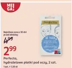Rossmann Hydrożelowe płatki kolagenowe pod oczy Perfecta Ice Patch oferta
