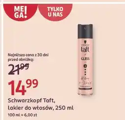 Rossmann Lakier do włosów gliss Taft oferta
