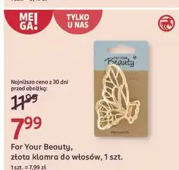 Rossmann Klarma do włosów złota For Your Beauty oferta