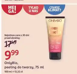Rossmann Peeling do twarzy przeciw zaskórnikom kombucha Only Bio oferta