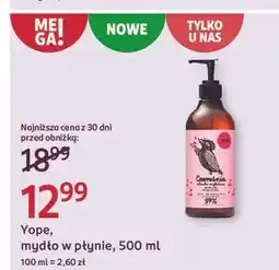 Rossmann Mydło do rąk czereśnia i mleczko migdałowe Yope oferta