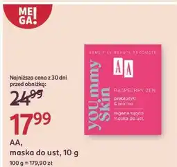 Rossmann Maska do ust kofeina i brzoskwinia Aa Yoummy Skin oferta