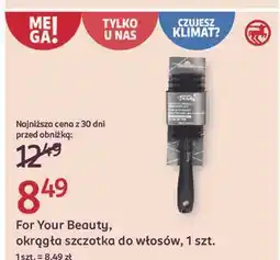 Rossmann Szczotka do włosów okrągła For Your Beauty oferta