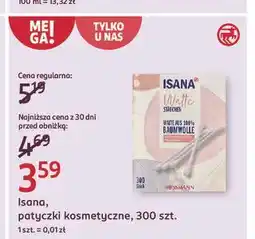 Rossmann Patyczki kosmetyczne Isana oferta