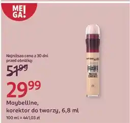 Rossmann Korektor w p艂ynie 00 ivory Maybelline Eraser Instant Anti Age oferta