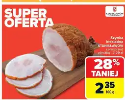 Carrefour Market Szynka biesiadna Stanisławów oferta