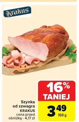 Carrefour Market Szynka od szwagra Krakus oferta