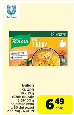 Carrefour Market Bulion Knorr oferta