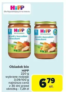 Carrefour Market Obiadek bio HIPP oferta