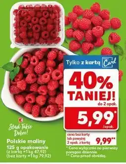 Kaufland Maliny K-classic stąd takie dobre! oferta