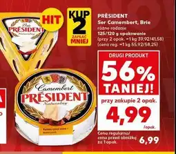 Kaufland Ser pleśniowy camembert naturalny President oferta