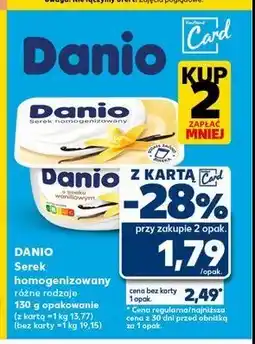 Kaufland Serek waniliowy Danone danio oferta