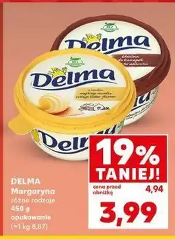 Kaufland Margaryna Delma do kanapek oferta