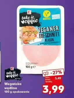 Kaufland Wędlina klasyczna K-take it veggie oferta