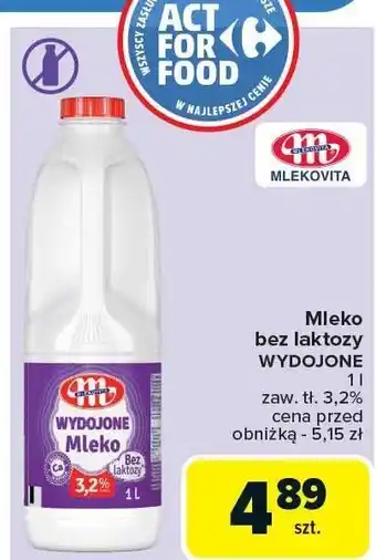 Carrefour Market Mleko bez laktozy Mlekovita oferta