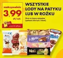 Biedronka Lody na patyku lub w rożku Biedronka oferta