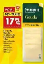 Biedronka Ser żółty Gouda Światowid oferta