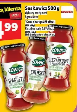 Topaz Sos Łowicz różne rodzaje oferta