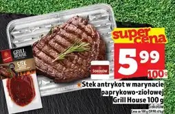 Topaz Stek antrykot w marynacie paprykowo-ziołowej Grill House Sokołów oferta