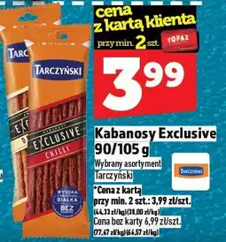 Topaz Kabanosy Exclusive Tarczyński oferta