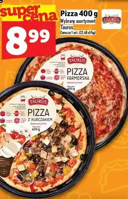 Topaz Pizza Taurus farmerska/z kurczakiem 400g oferta