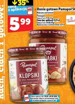 Topaz Danie gotowe Pamapol klopski/gulasz 500g oferta
