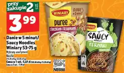 Topaz Danie w 5 minut/saucy noodles Winiary 53-75g oferta