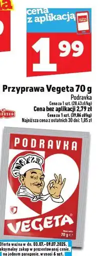 Topaz Przyprawa Vegeta Podravka oferta