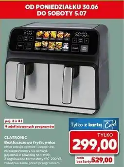 Kaufland Frytkownica beztłuszczowa 8 l Clatronic oferta