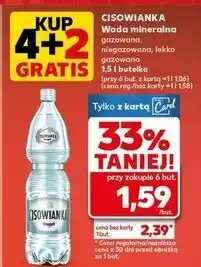 Kaufland Woda lekko gazowana Cisowianka oferta