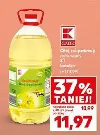 Kaufland Olej rzepakowy K-Classic oferta