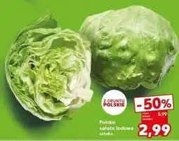 Kaufland Sałata lodowa oferta