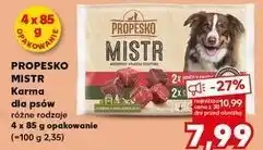 Kaufland Karma dla psa z wołowiną Propesko oferta