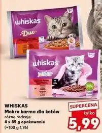 Kaufland Potrawy tradycyjne w galarecie Whiskas Junior oferta