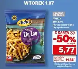 Kaufland Frytki zig zag Aviko oferta