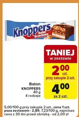 Carrefour Express Baton KNOPPERS oferta