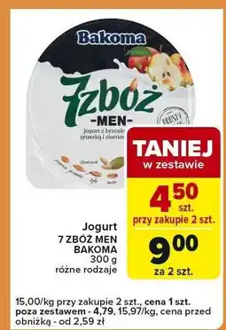 Carrefour Express Jogurt 7 ZBÓŻ MEN BAKOMA oferta