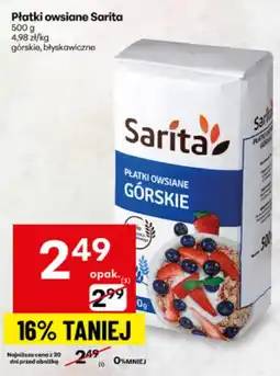 Delikatesy Centrum Płatki owsiane Sarita górskie oferta