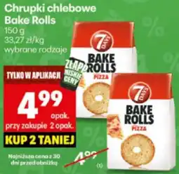 Delikatesy Centrum Chrupki chlebowe Bake Rolls 7Days oferta
