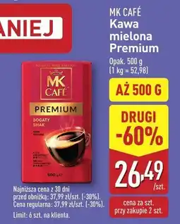 ALDI Kawa mielona MK Café Premium oferta