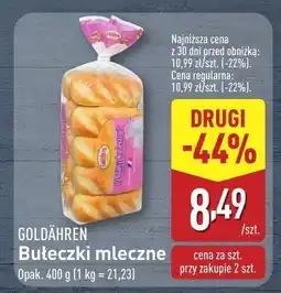 ALDI Bułeczki mleczne Goldähren oferta