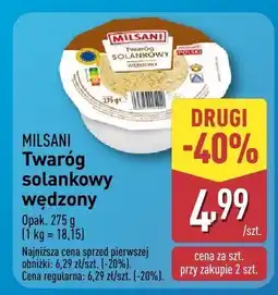 ALDI Twaróg solankowy wędzony Milsani oferta