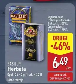 ALDI Herbata Basilur oferta