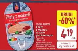 ALDI Filety z makreli w sosie pomidorowym Golden Seafood oferta